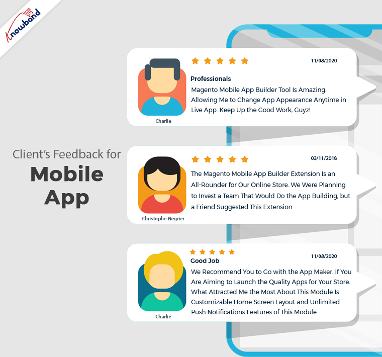 knowband mobile app customer feedback